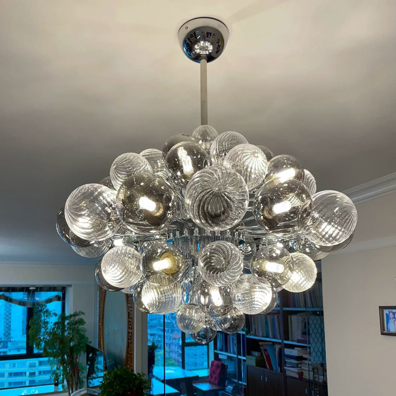 Lustre à bulles de verre WOMO-WM2456