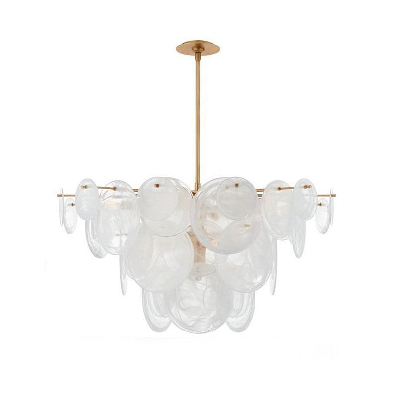 WOMO Lustre Feuille en Verre Art Deco-WM2477