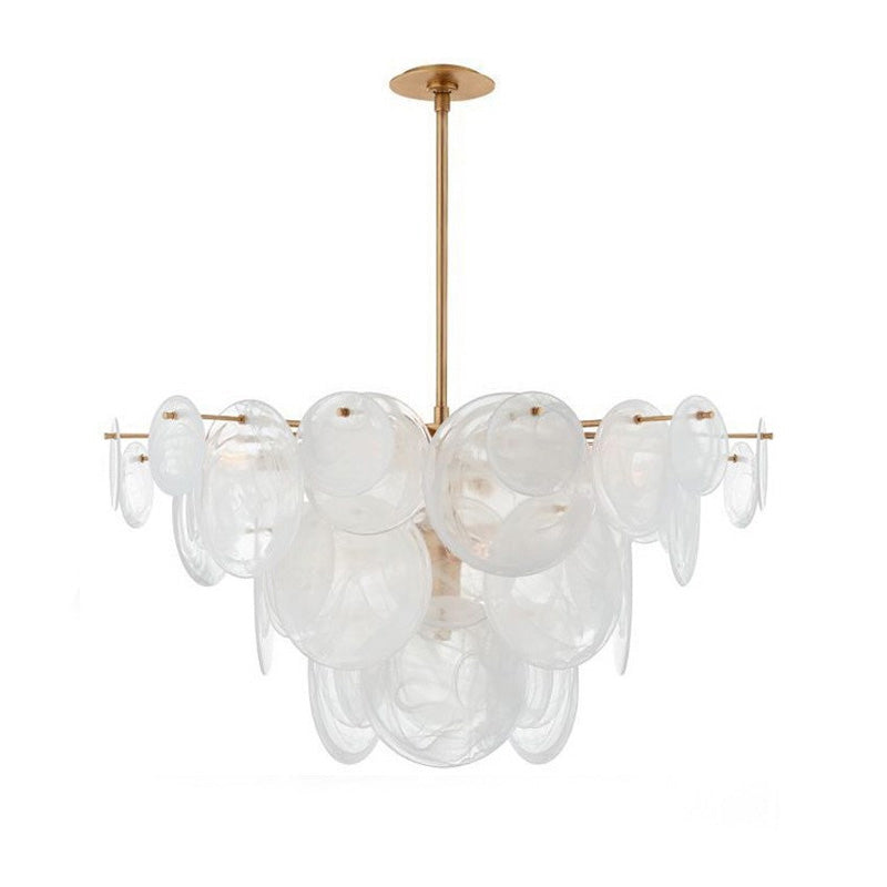 WOMO Lustre Feuille en Verre Art Deco-WM2477