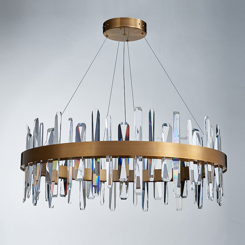 WOMO Lustre Luxe Rond Cristal-WM2485a
