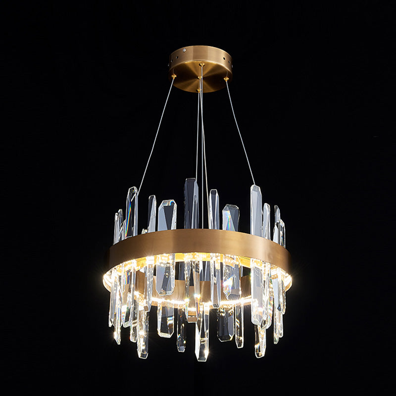 WOMO Lustre Luxe Rond Cristal-WM2485a
