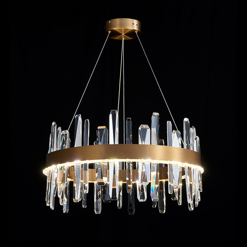 WOMO Lustre Luxe Rond Cristal-WM2485a