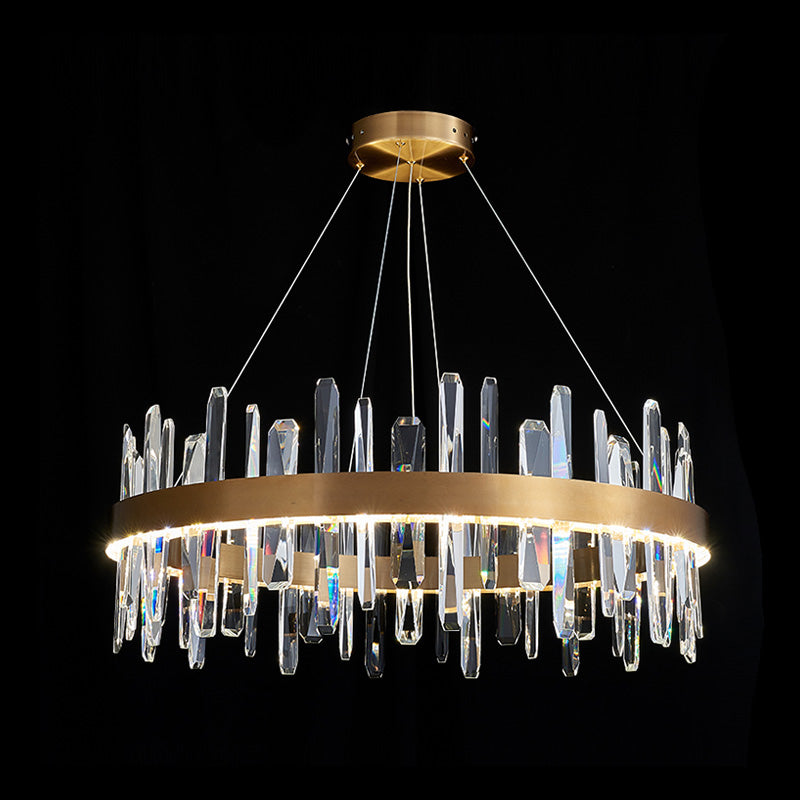 WOMO Lustre Luxe Rond Cristal-WM2485a