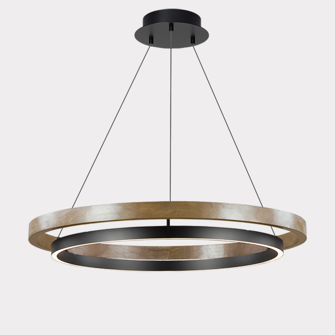 WOMO Wooden LED Ring Chandelier-WM2492
