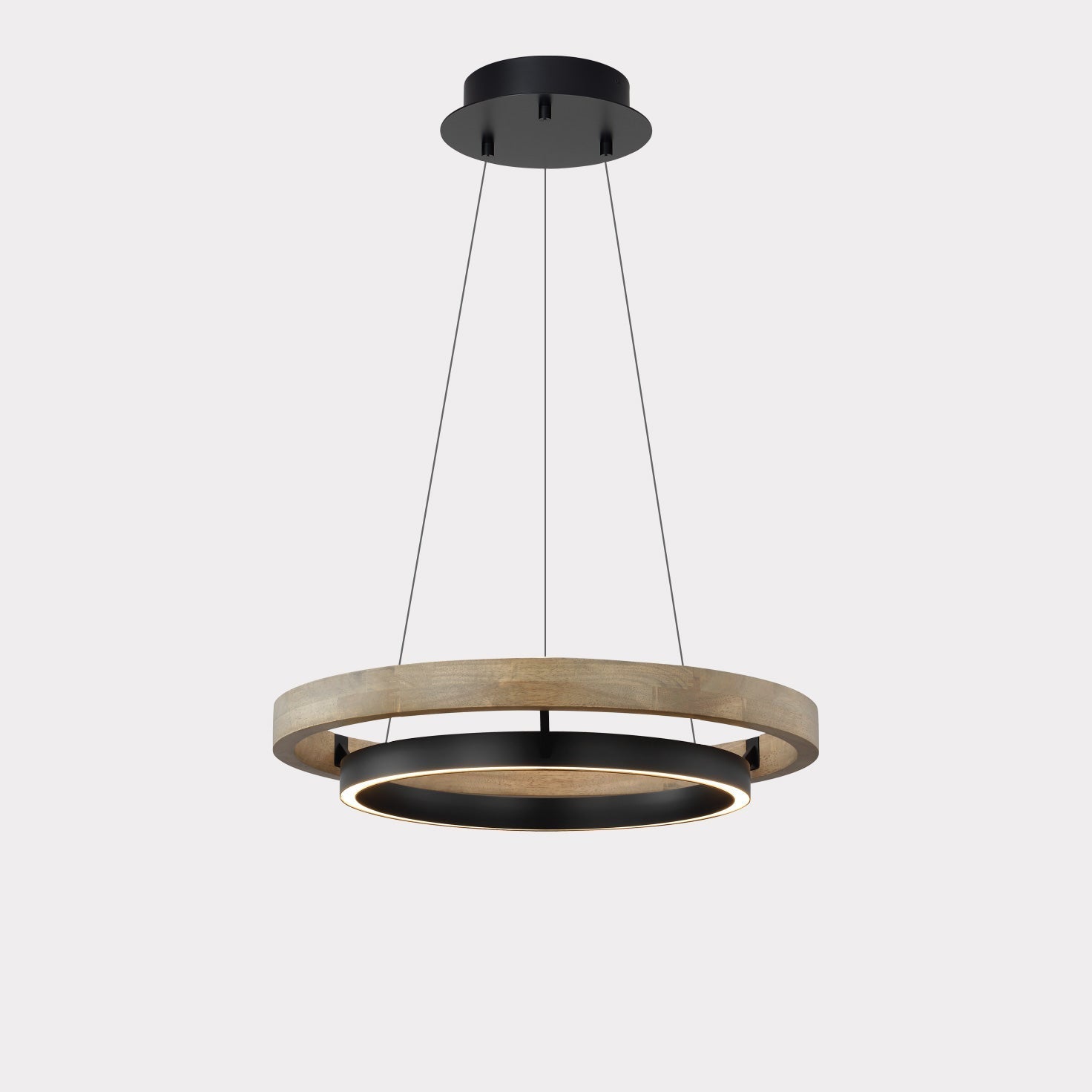 WOMO Wooden LED Ring Chandelier-WM2492