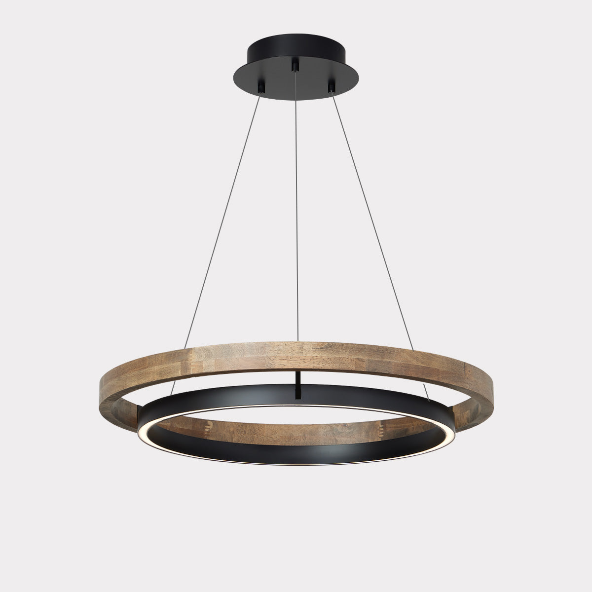 WOMO Wooden LED Ring Chandelier-WM2492