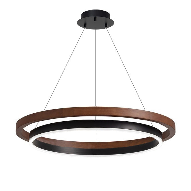 WOMO Wooden LED Ring Chandelier-WM2492