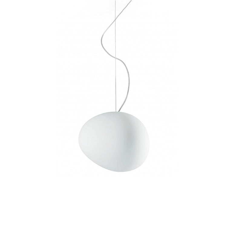 WOMO Suspension Boule Verre Blanc Moderne-WM2497