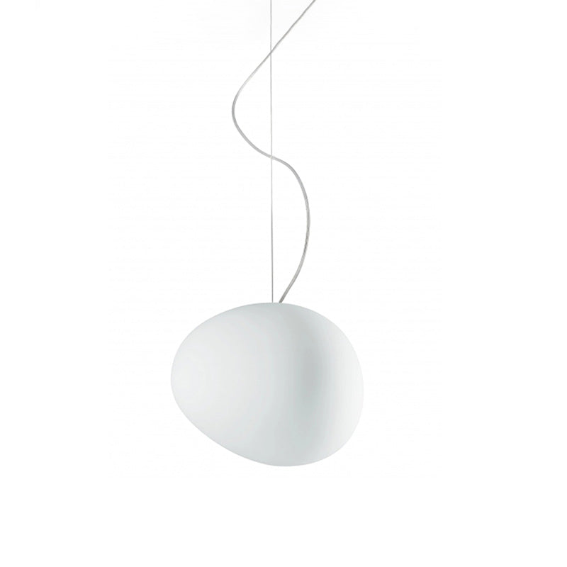 WOMO Suspension Boule Verre Blanc Moderne-WM2497