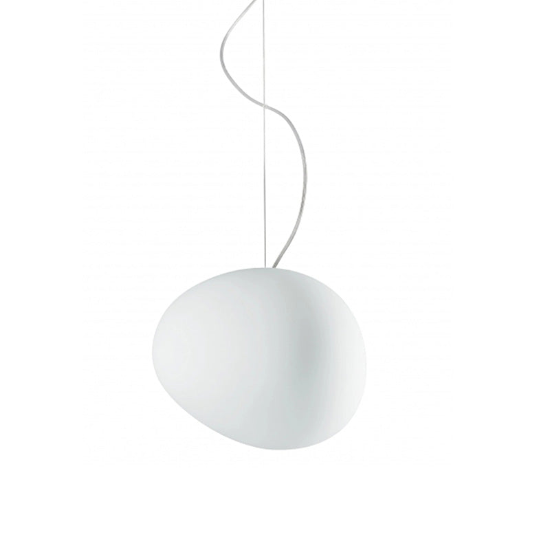 WOMO Suspension Boule Verre Blanc Moderne-WM2497