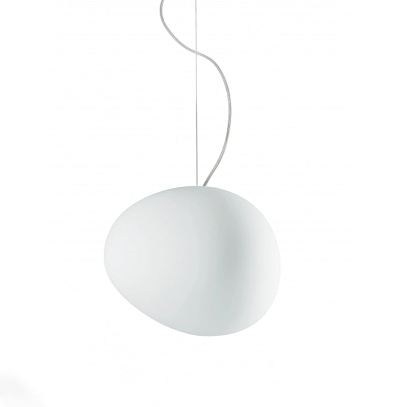 WOMO Suspension Boule Verre Blanc Moderne-WM2497