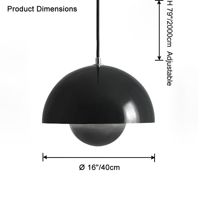 WOMO Suspension Dôme Metal Multicolore-WM2498