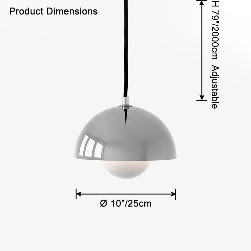 WOMO Suspension Dôme Metal Multicolore-WM2498