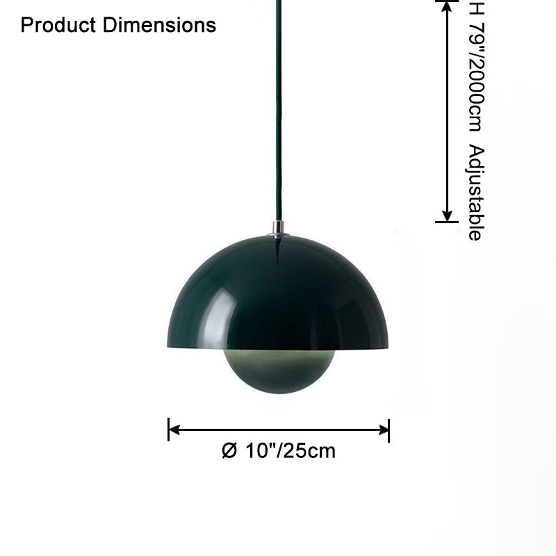 WOMO Suspension Dôme Metal Multicolore-WM2498
