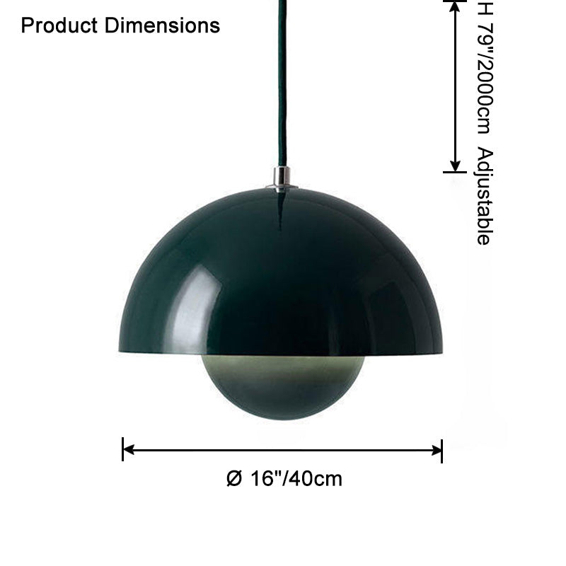 WOMO Suspension Dôme Metal Multicolore-WM2498