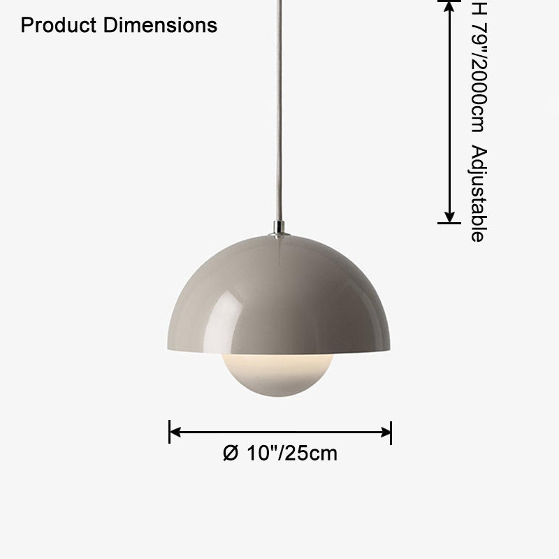 WOMO Suspension Dôme Metal Multicolore-WM2498