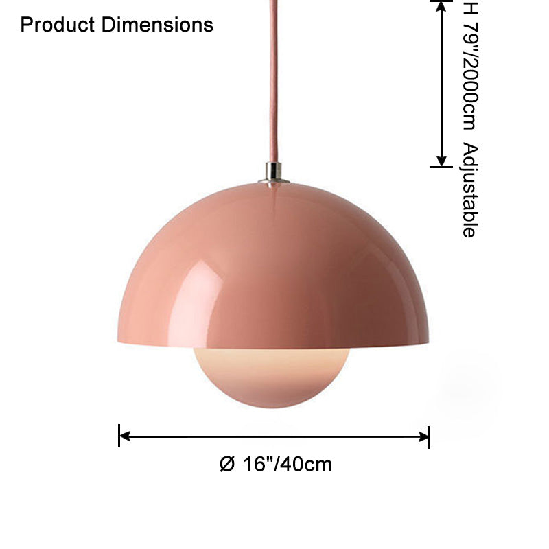 WOMO Suspension Dôme Metal Multicolore-WM2498