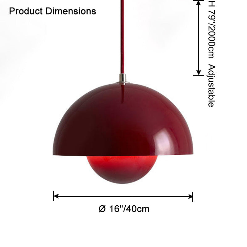 WOMO Suspension Dôme Metal Multicolore-WM2498