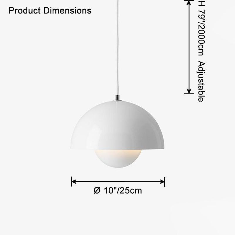 WOMO Suspension Dôme Metal Multicolore-WM2498