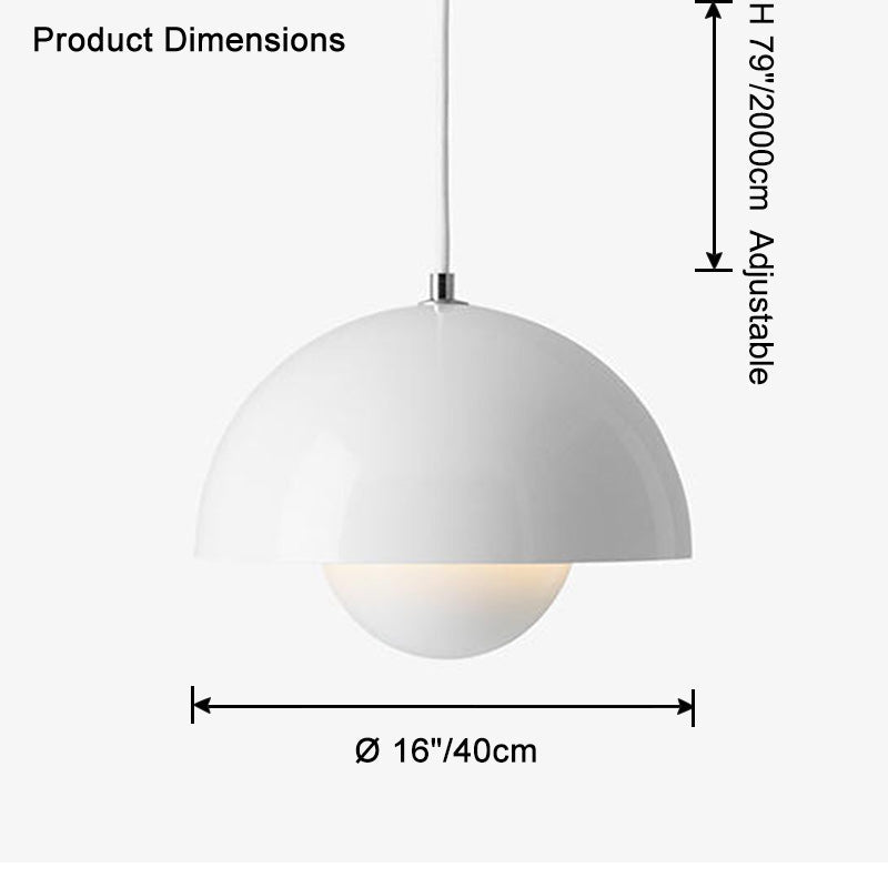 WOMO Suspension Dôme Metal Multicolore-WM2498