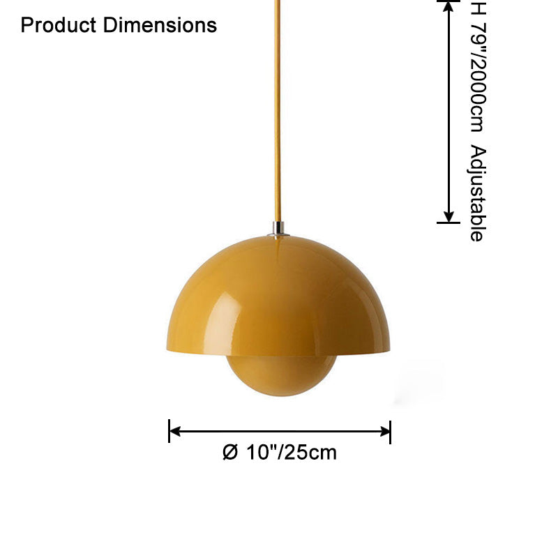 WOMO Suspension Dôme Metal Multicolore-WM2498