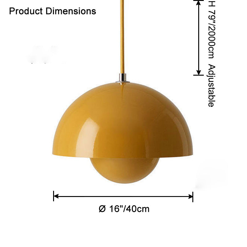 WOMO Suspension Dôme Metal Multicolore-WM2498