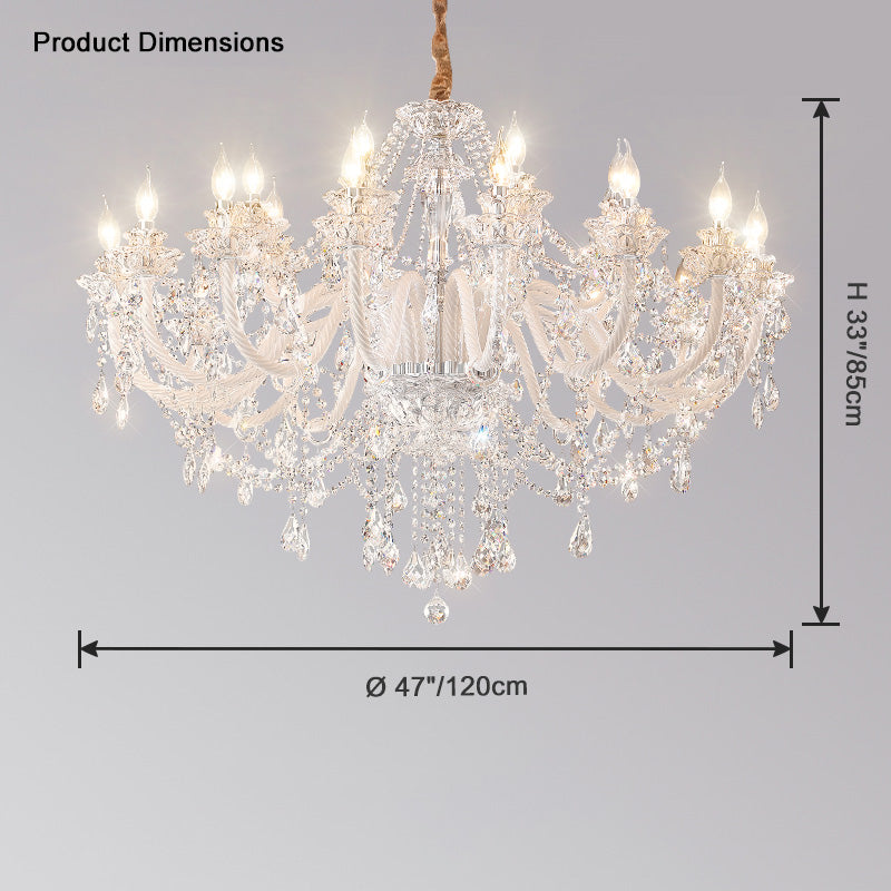 WOMO Lustre Luxe Cristal pour Salon-WM2340