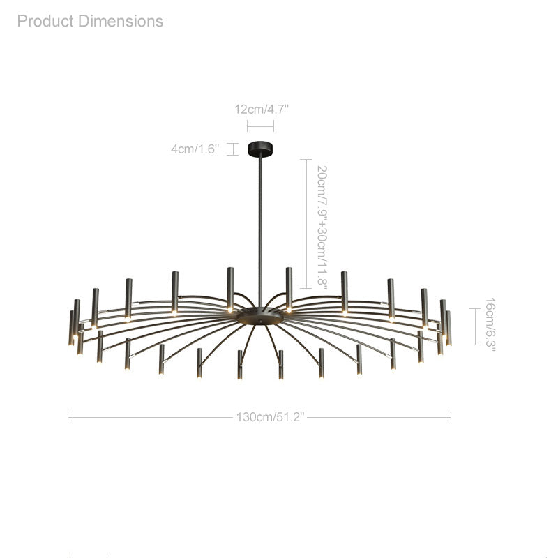 WOMO Lustre Branche Bougie Led-WM2038