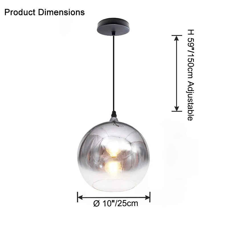 WOMO Suspension Petite Bulles de Verre-WM2500