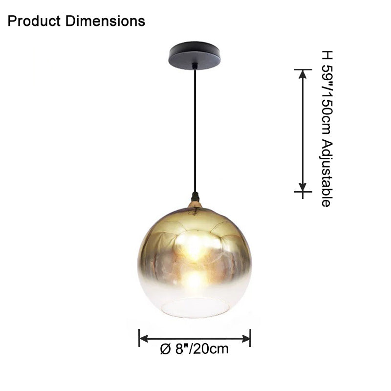 WOMO Suspension Petite Bulles de Verre-WM2500