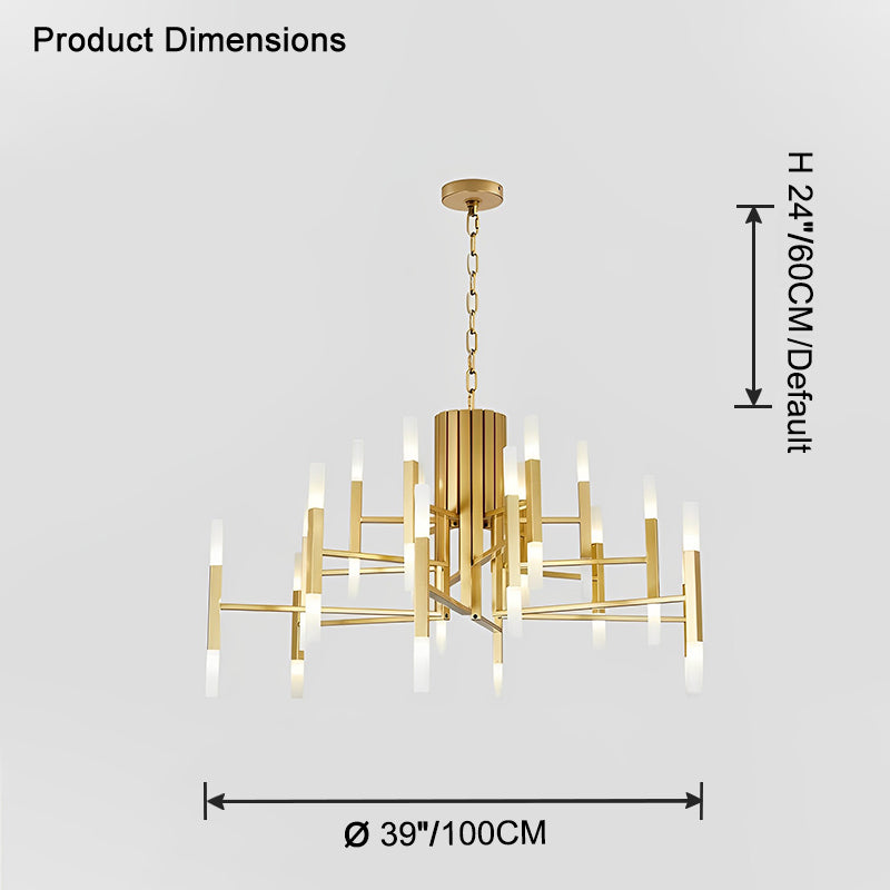 Lustre à chandelier moderne WOMO-WM2516
