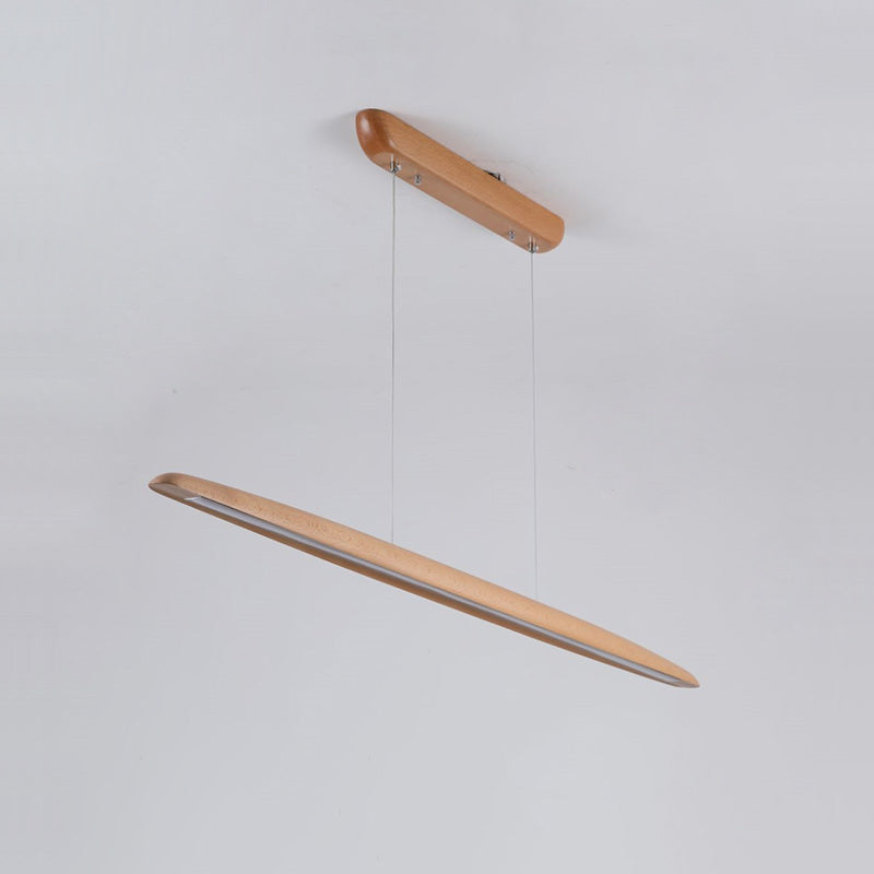 Suspension LED linéaire en bois WOMO-WM2523