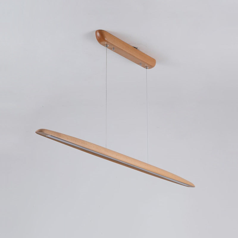 Suspension LED linéaire en bois WOMO-WM2523