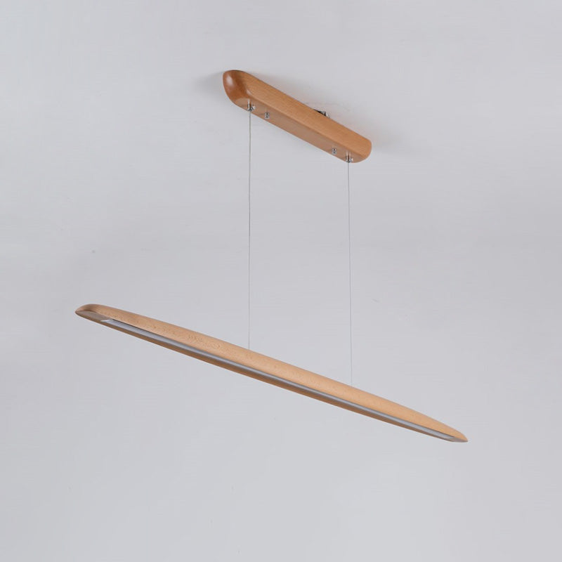 Suspension LED linéaire en bois WOMO-WM2523