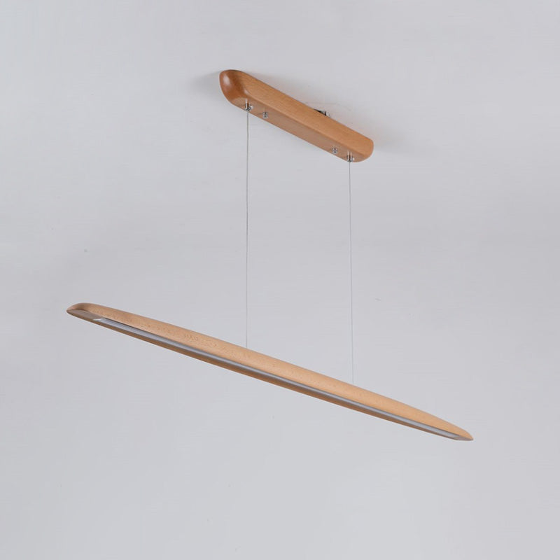 Suspension LED linéaire en bois WOMO-WM2523
