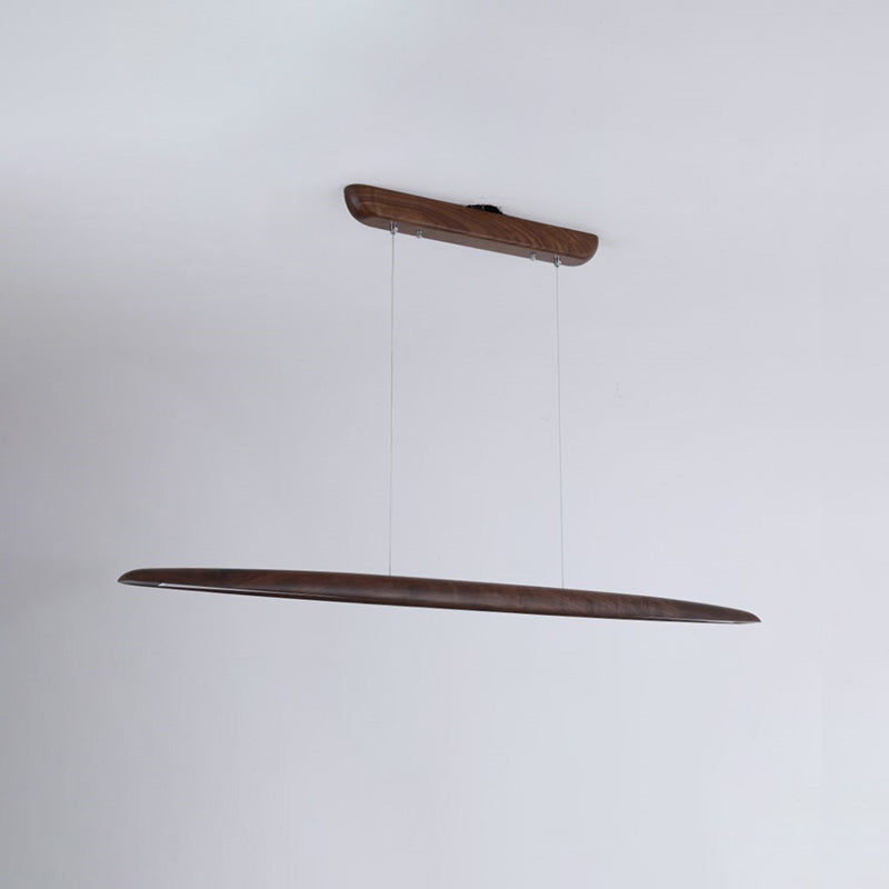 Suspension LED linéaire en bois WOMO-WM2523