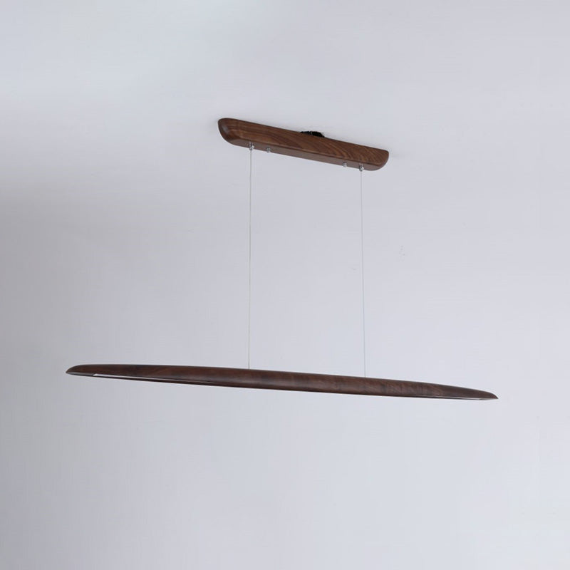 Suspension LED linéaire en bois WOMO-WM2523