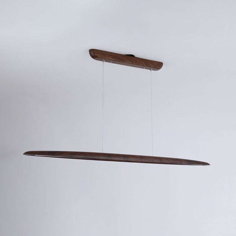 Suspension LED linéaire en bois WOMO-WM2523