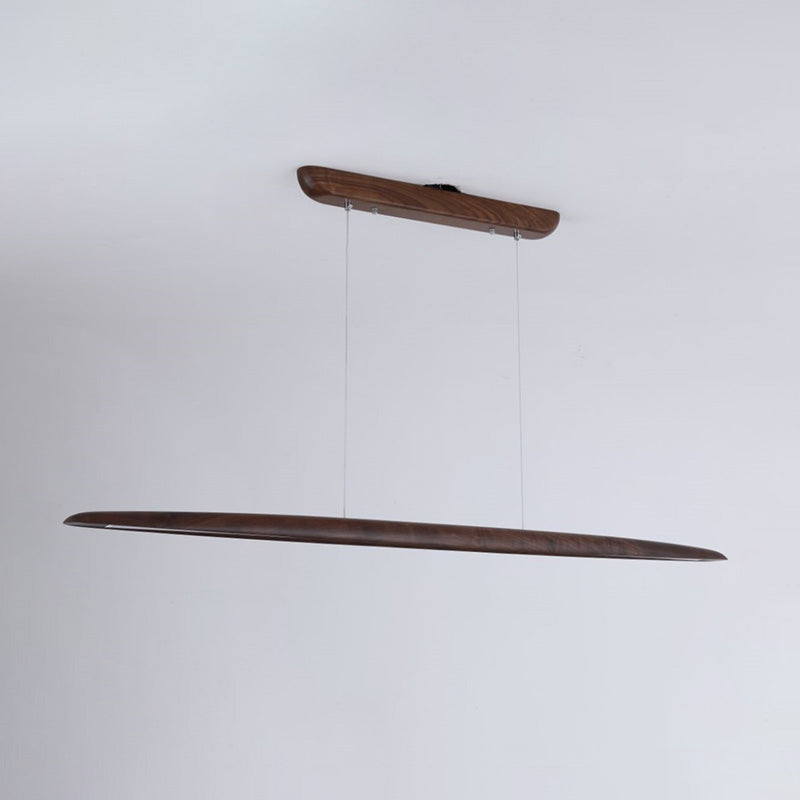 Suspension LED linéaire en bois WOMO-WM2523
