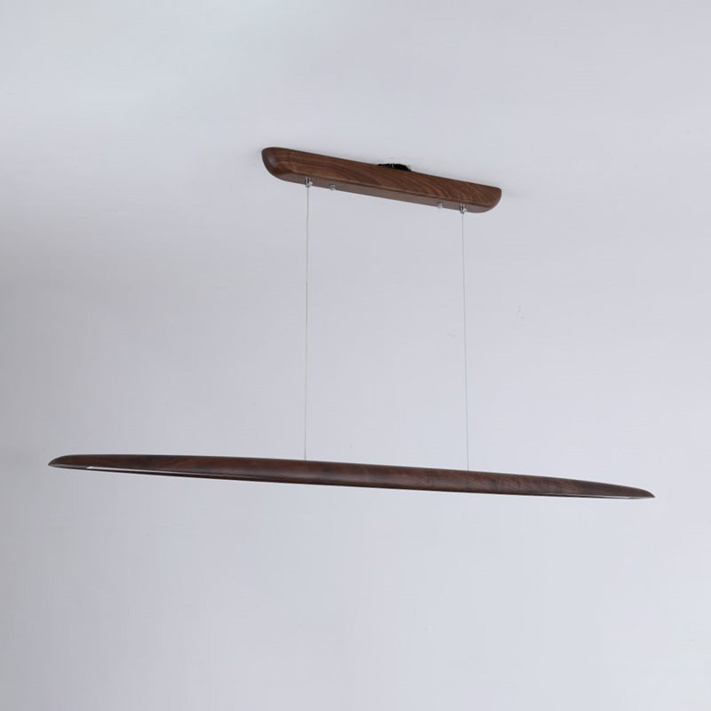 Suspension LED linéaire en bois WOMO-WM2523