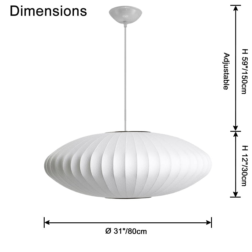Suspension en soie WOMO Soucoupe volante-WM2534