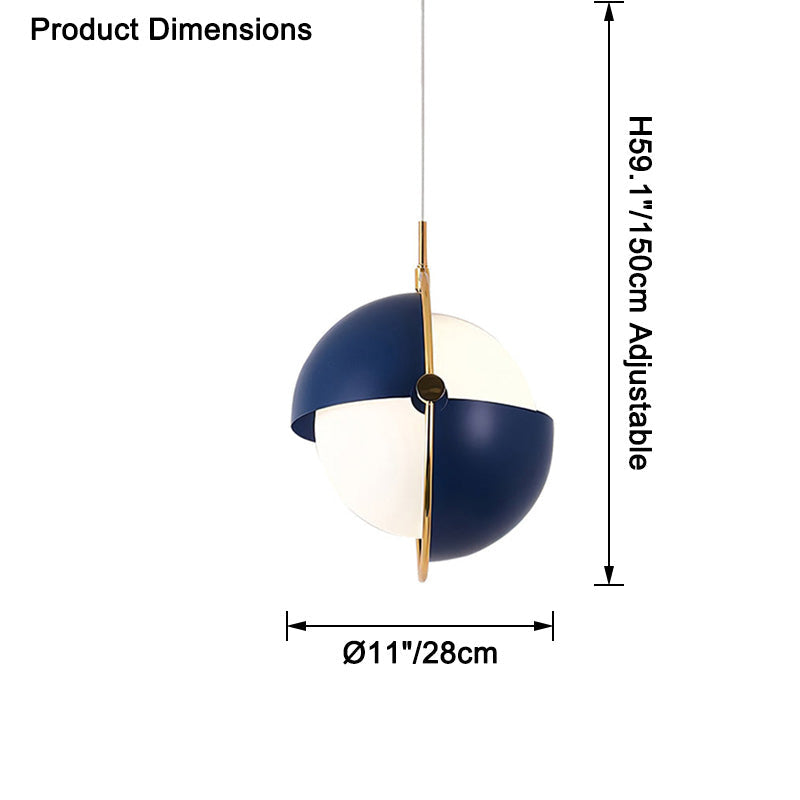 WOMO Suspension Boule Verre Orientable-WM2563