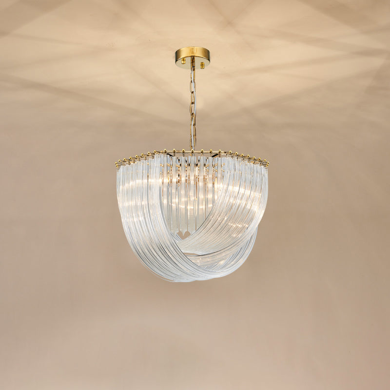 Lustre en verre à ruban WOMO-WM2590