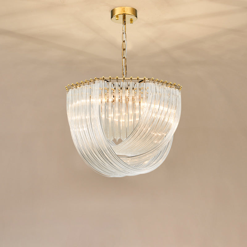 Lustre en verre à ruban WOMO-WM2590