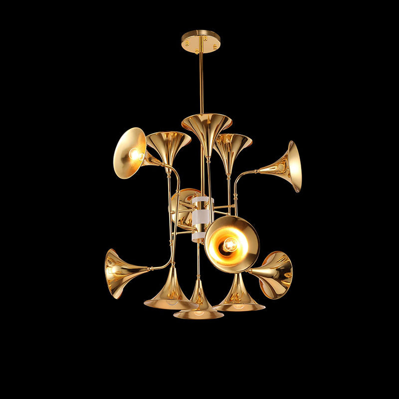 WOMO Gold Flower Chandelier Art Deco-WM2614