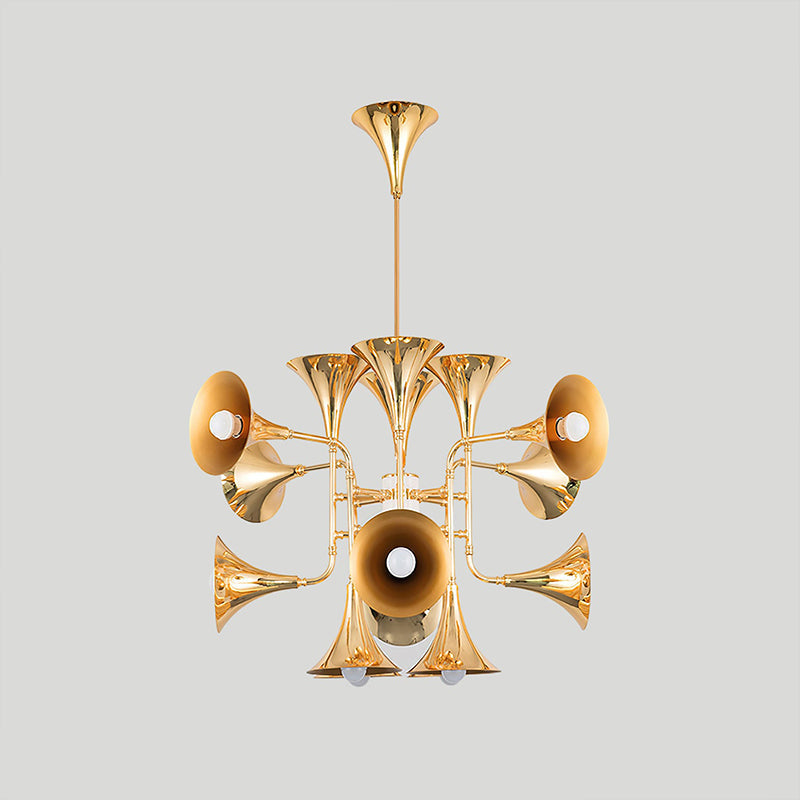 WOMO Gold Flower Chandelier Art Deco-WM2614