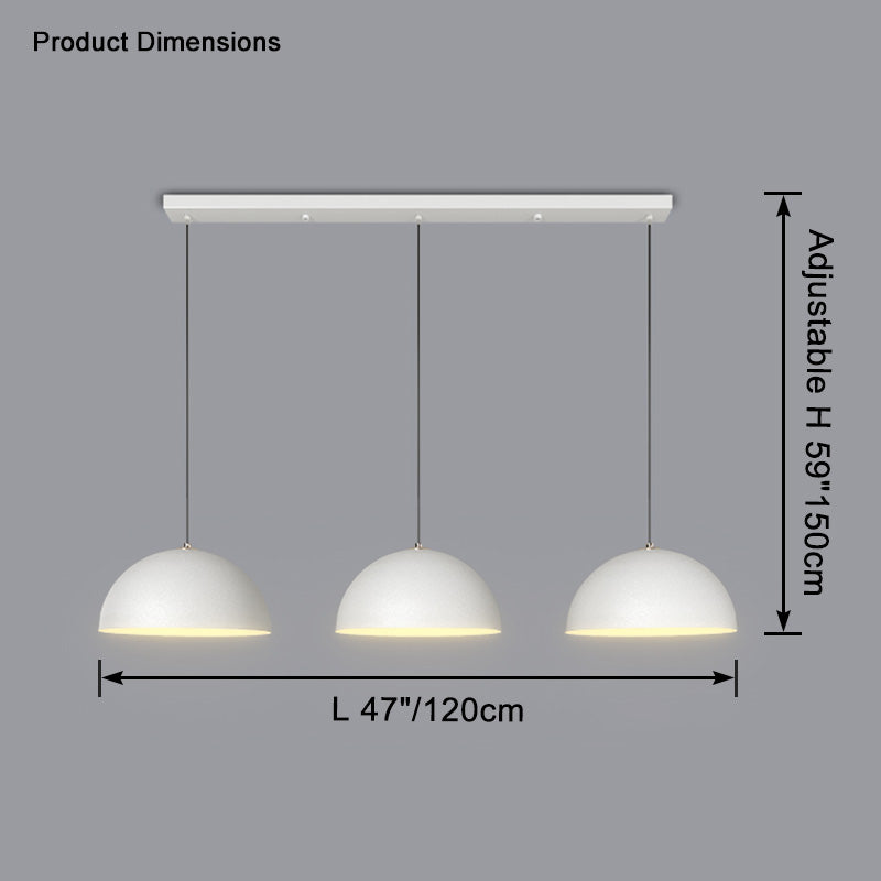 Suspension WOMO double/triple dôme-WM2622