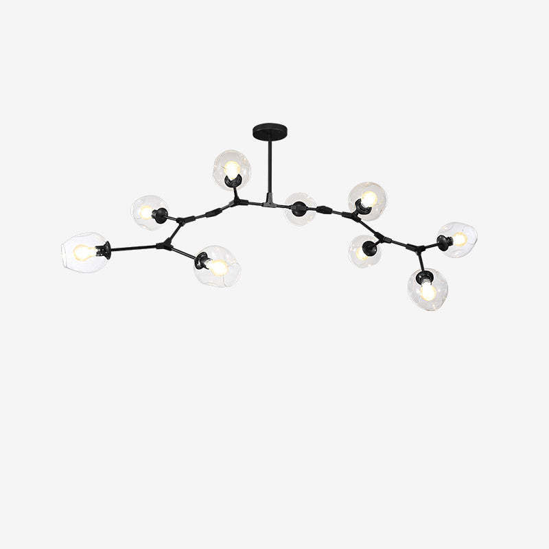 Lustre en verre coloré WOMO Branch-WM2655