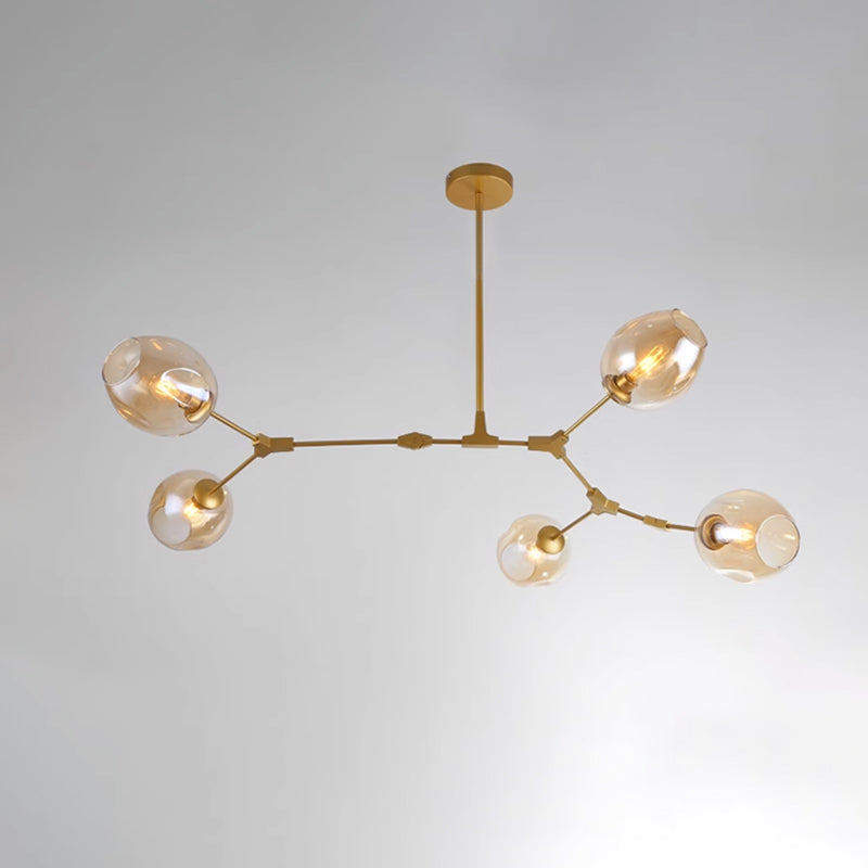 Lustre en verre coloré WOMO Branch-WM2655