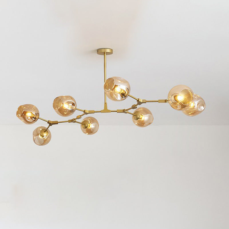 Lustre en verre coloré WOMO Branch-WM2655
